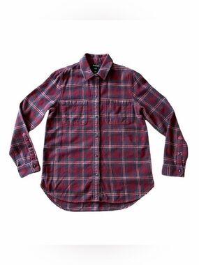 Madewell Ex-Boyfriend Plaid Flannel Shirt S